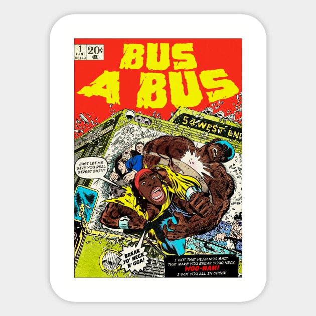 Bus Sticker by adslibitum